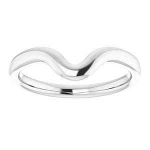 Sterling Silver Band for 12x6 mm Marquise Ring