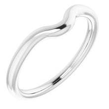 Charger l'image dans la galerie, Sterling Silver Band for 6.5 mm Round Ring
