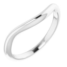 Load image into Gallery viewer, Sterling Silver  8 mm Round Wedding Band
