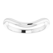 Charger l'image dans la galerie, Sterling Silver  12x10 mm Oval Wedding Band
