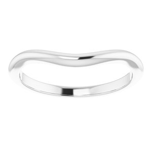 Sterling Silver  6x4 mm Oval Wedding Band