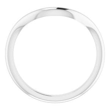 Charger l'image dans la galerie, Sterling Silver  12x10 mm Oval Wedding Band

