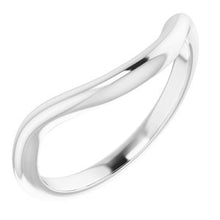 Load image into Gallery viewer, Sterling Silver  12 mm Cushion Wedding Band
