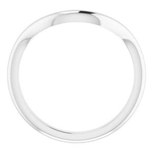 Charger l'image dans la galerie, Sterling Silver  11x9 mm Emerald Wedding Band
