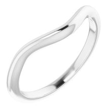Charger l'image dans la galerie, Sterling Silver  6x3 mm Marquise Wedding Band
