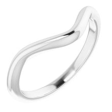 Load image into Gallery viewer, Sterling Silver  9x4.5 mm Marquise Wedding Band
