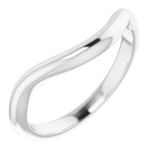 Load image into Gallery viewer, Sterling Silver  12x8 mm Pear Wedding Band
