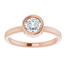 Charger l&#39;image dans la galerie, Bague en diamant 14K Rose 5/8 CT
