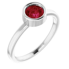 Load image into Gallery viewer, Platinum Ruby Ring
