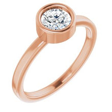 Charger l&#39;image dans la galerie, Bague en diamant 14K Rose 5/8 CT
