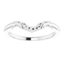 Charger l'image dans la galerie, Sterling Silver Band for 9 x 6 mm Pear Ring

