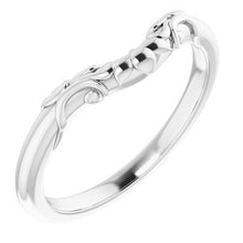 Load image into Gallery viewer, Sterling Silver Band for 8 x 8 mm Heart Ring

