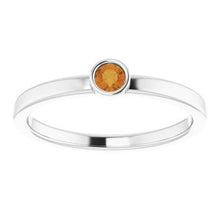 Charger l'image dans la galerie, Sterling Silver Citrine Ring
