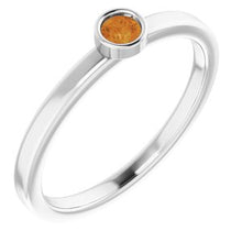 Charger l'image dans la galerie, Sterling Silver Citrine Ring
