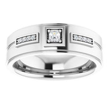 Load image into Gallery viewer, Platinum 1/6 CTW Diamond Men's Ring
