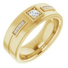 Load image into Gallery viewer, 14K Yellow 1/5 CTW Diamond Men&#39;s Ring
