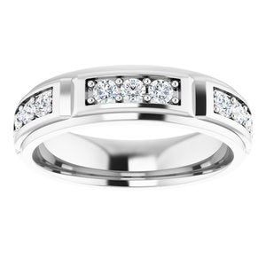 14K White 1 CTW Diamond Ring