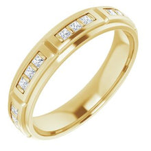 Charger l&#39;image dans la galerie, Bague en diamant jaune 14K 1/2 CTW
