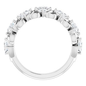 Platinum 1 1/8 CTW Diamond Anniversary Band