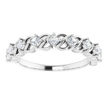 Load image into Gallery viewer, Platinum 1/2 CTW Diamond Anniversary Band
