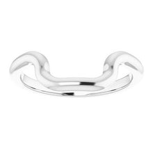 Load image into Gallery viewer, Sterling Silver Band for 12 x 10 mm Emerald Ring
