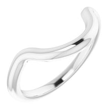 Charger l'image dans la galerie, Sterling Silver Band for 15 mm Round Ring
