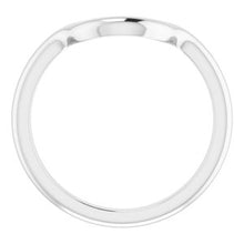 Charger l'image dans la galerie, Sterling Silver Band for 8 x 6 mm Oval Ring
