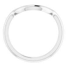 Charger l'image dans la galerie, Sterling Silver Band for 15 mm Round Ring
