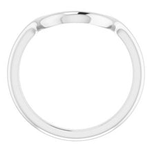 Charger l'image dans la galerie, Sterling Silver Band for 15 x 11 mm Oval Ring
