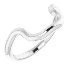 Load image into Gallery viewer, Sterling Silver Band for 16 x 12 mm Emerald Ring
