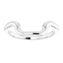 Charger l'image dans la galerie, Sterling Silver Band for 10 x 8 mm Emerald Ring
