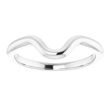 Charger l'image dans la galerie, Sterling Silver Band for 6 x 3.5 mm Marquise Ring
