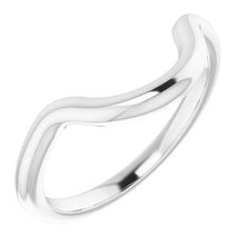 Load image into Gallery viewer, Sterling Silver Band for 13 mm Round Ring
