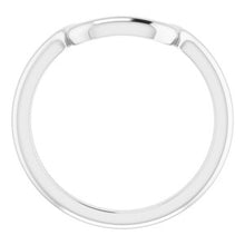 Charger l'image dans la galerie, Sterling Silver Band for 7 x 5 mm Emerald Ring
