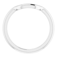 Charger l'image dans la galerie, Sterling Silver Band for 6 x 6 mm Asscher Ring
