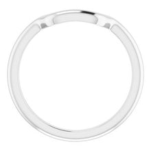 Charger l'image dans la galerie, Sterling Silver Band for 6 x 6 mm Square Ring
