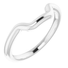 Charger l'image dans la galerie, Sterling Silver Band for 6.5 x 6.5 mm Square Ring
