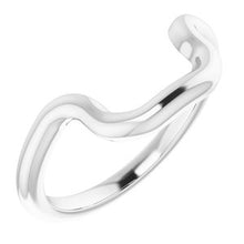 Load image into Gallery viewer, Sterling Silver Band for 14 x 10 mm Emerald Ring
