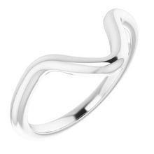 Load image into Gallery viewer, Sterling Silver Band for 12 x 8 mm Pear Ring

