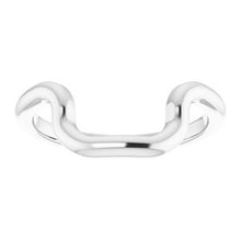 Load image into Gallery viewer, Sterling Silver Band for 15 x 11 mm Emerald Ring
