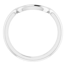 Load image into Gallery viewer, Sterling Silver Band for 12 x 12 mm Cushion Ring
