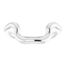 Load image into Gallery viewer, Sterling Silver Band for 16 x 12 mm Emerald Ring
