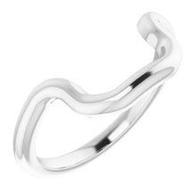 Load image into Gallery viewer, Sterling Silver Band for 15 x 11 mm Emerald Ring
