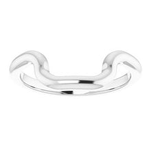 Load image into Gallery viewer, Sterling Silver Band for 11 x 9 mm Emerald Ring
