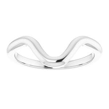 Charger l'image dans la galerie, Sterling Silver Band for 8 x 5 mm Pear Ring
