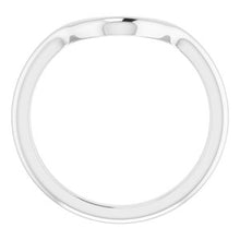 Load image into Gallery viewer, Sterling Silver Band for 8 x 6 mm Pear Ring
