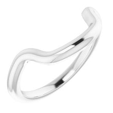 Load image into Gallery viewer, Sterling Silver Band for 15 x 15 mm Cushion Ring
