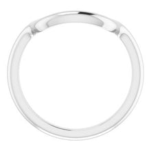 Load image into Gallery viewer, Sterling Silver Band for 15 x 15 mm Cushion Ring

