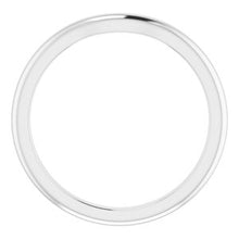 Charger l'image dans la galerie, Sterling Silver Band for  7 mm Cushion Ring
