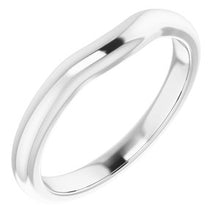 Charger l&#39;image dans la galerie, Sterling Silver Band for  12 mm Round Ring
